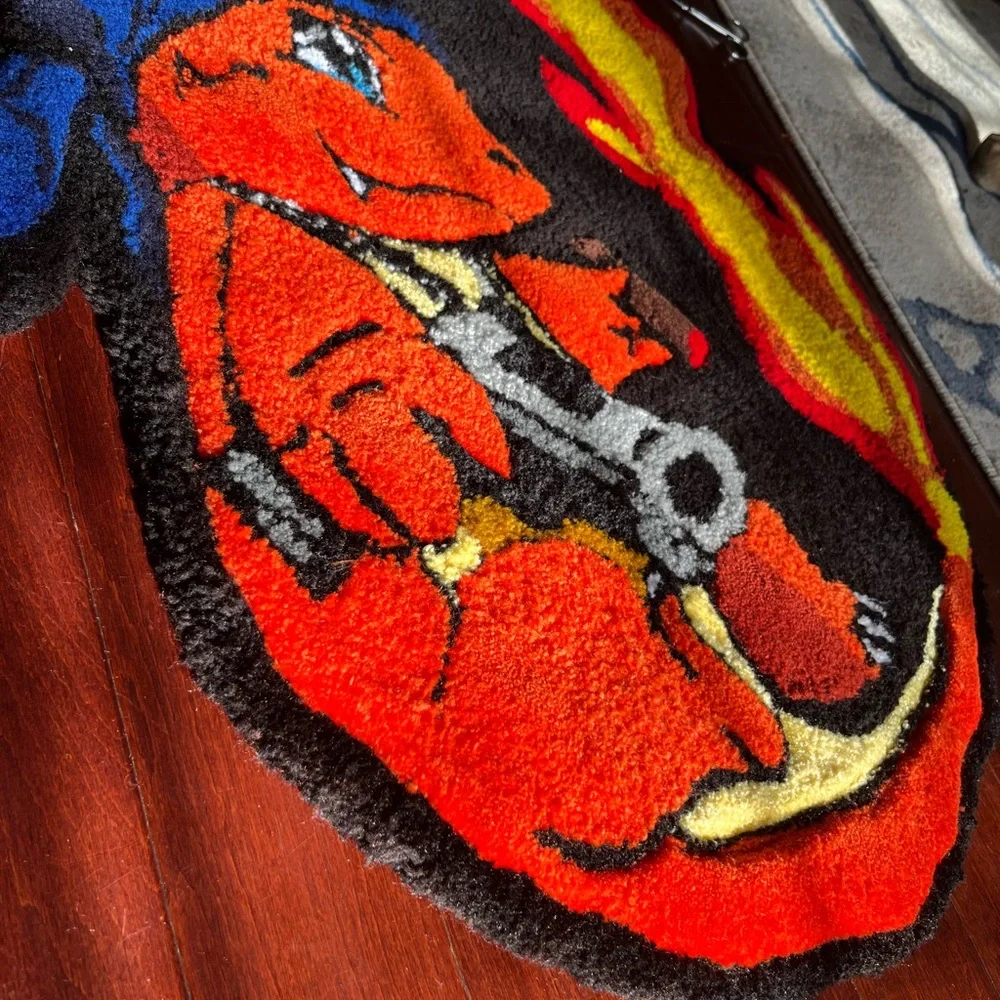 Custom Charmander Rug - Picture 2 of 3